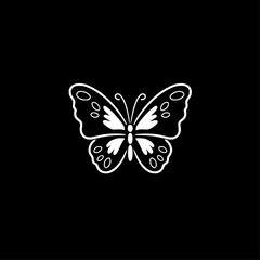 Butterfly | Minimalist and Simple Silhouette - Vector illustration