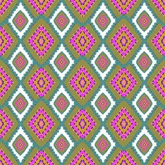 seamless geometric ethnic pattern design