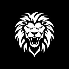 Lion | Minimalist and Simple Silhouette - Vector illustration