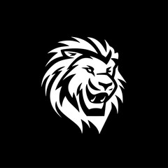 Fototapeta premium Lion - Minimalist and Flat Logo - Vector illustration