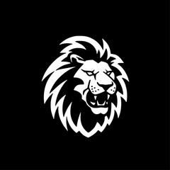Obraz premium Lion - Minimalist and Flat Logo - Vector illustration