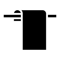 towel  glyph 