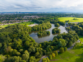 Aerial Photos of Heaton Park, Manchester UK