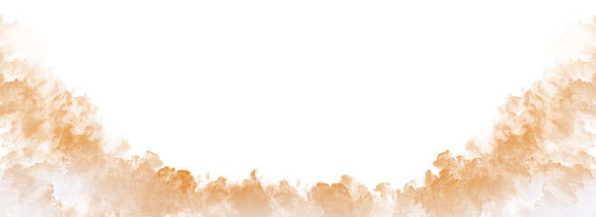 Orange color gradient smoke transparent backgrounds