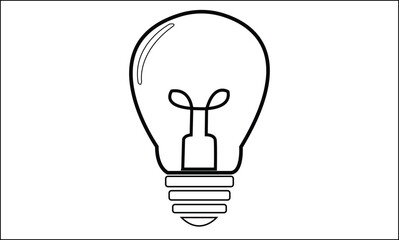 light bulb vector