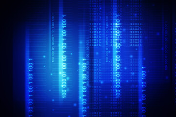 2d illustration Abstract futuristic electronic circuit technology background