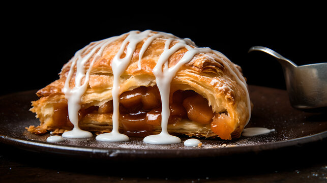 Chai spiced apple turnov