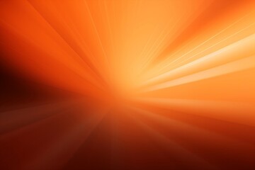 Vibrant Orange Backdrop with Radiating Rays. AI