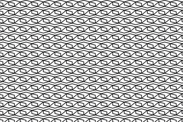 Abstract vector seamless pattern and swatches oriental line texture on white background wallpaper geometric diagonal fabric waves set of design elements	
