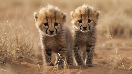 Plakat cheetah animal cat wildlife mammal wild predator