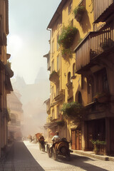 street in the town