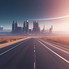 highway in the city