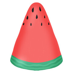 fruits in summer doodle style