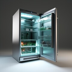open fridge, generative ai
