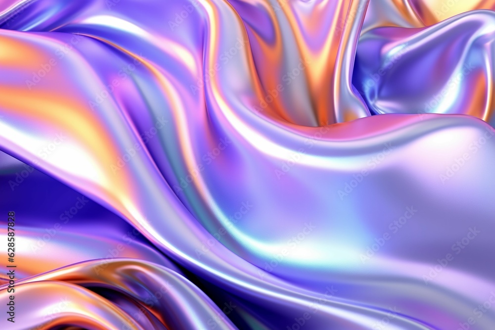 Poster vibrant and dynamic background featuring a gradient of purple and gold. ai-generated.