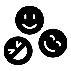 Happy emotion icon