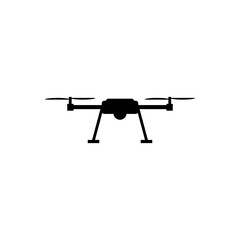 Drone flying icon isolated on transparent background