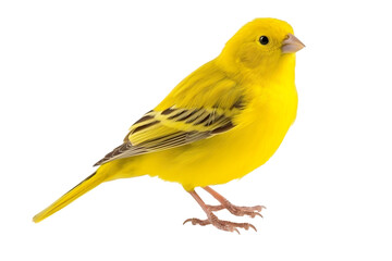 Fototapeta premium Very beautiful canary bird isolated on white background PNG