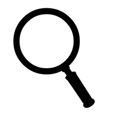 Isolated magnifying glass icon vector illustration graphic design Editable