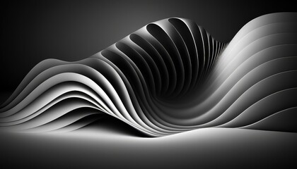 abstract smooth wavy movement wallpaper with dynamic motion generative ai