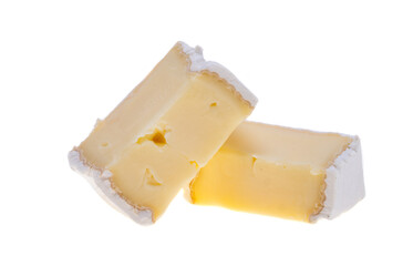 brie cheese isolated