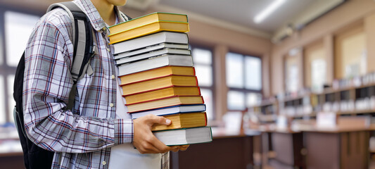 Concepts of obtaining a textbook in the Library.