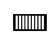 Crosswalk icon. Pedestrian crossing icon. Zebra crossing