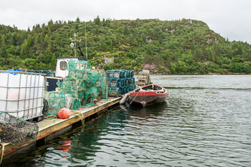 views of Plockton village, scottish highlands, scotland