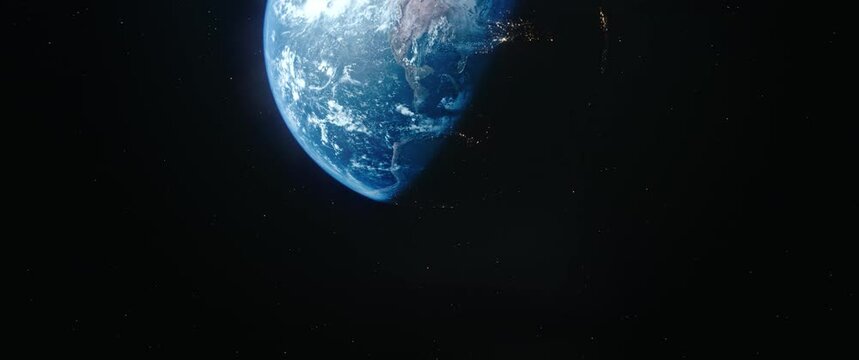 Earth terminator line