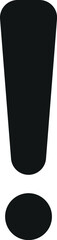 exclamation mark sign vector element