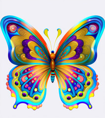 Butterfly mandala design