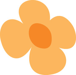 Yellow flower for decoration and design.