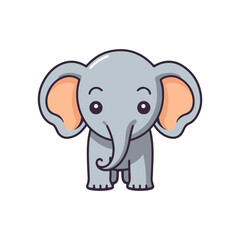 Obraz premium elephant cartoon cute 