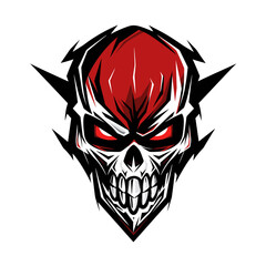 Esport vector logo scull, scull icon, scull head, vector, sticker