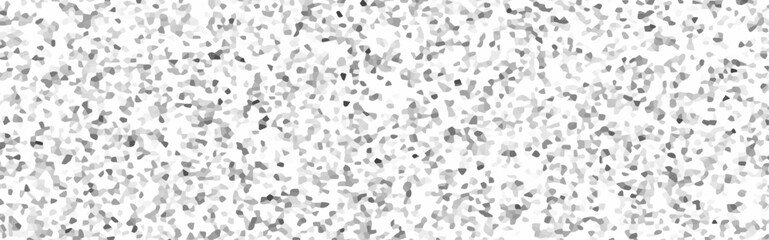 Terrazzo seamless pattern on gray background. Abstract grey stone terrazzo tile texture vector background. Terrazzo flooring tile design for rock mosaic floor.  Light quartz brick backdrop