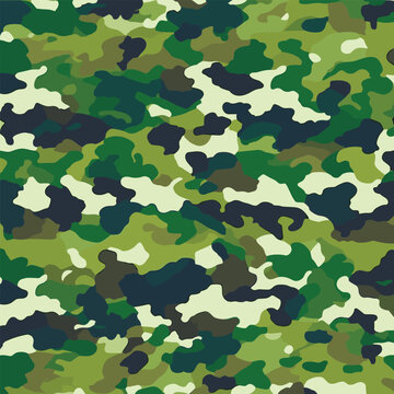 Military and army camouflage seamless pattern