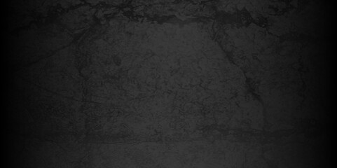 Obraz premium Black cracked wall slate texture wall grunge backdrop rough background. stone concrete texture grunge backdrop background anthracite panorama. dark concrete floor or old grunge background. 