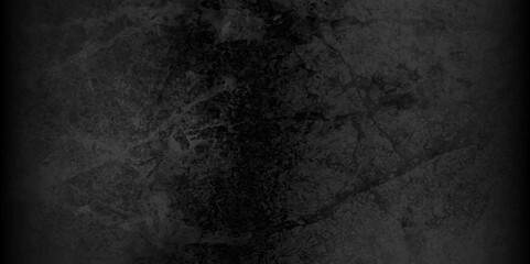 Obraz premium Black cracked wall slate texture wall grunge backdrop rough background. stone concrete texture grunge backdrop background anthracite panorama. dark concrete floor or old grunge background. 