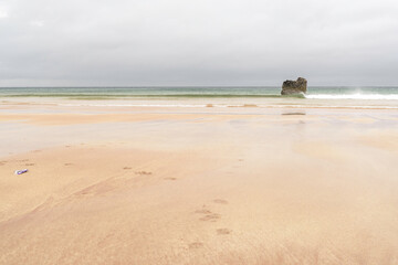 Sango Bay view during a cloudy afternoon, Durness, Highlands, Scotland