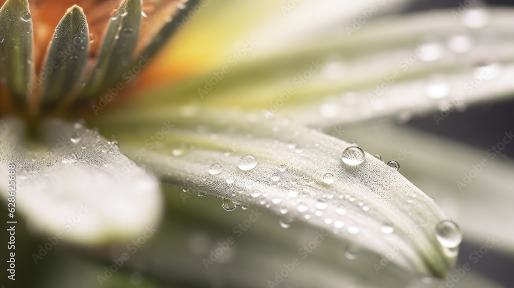 Poster a close up of macro photography of nature in dull style with a soft focus. generative ai image aig30