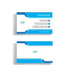 Creative and luxury visiting card with simple design