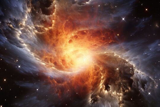 an image of a nebula in space