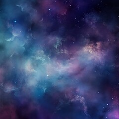 Naklejka premium Deep space foggy. generatedAI