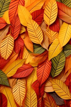colorful autumn leaves background stock photo