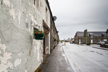 views of a typical scottish village, scotland