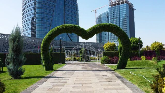 Hilton hotel with Tashkent city park