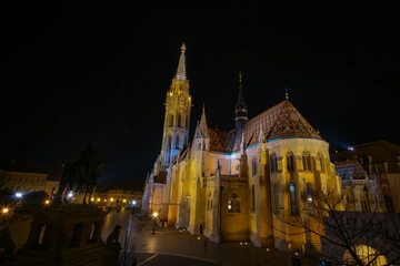Budapest, Hungary. Matthias Church is a Roman Catholic church in the Hungarian capital Budapest.