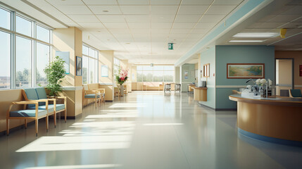 hospital interior medical background
