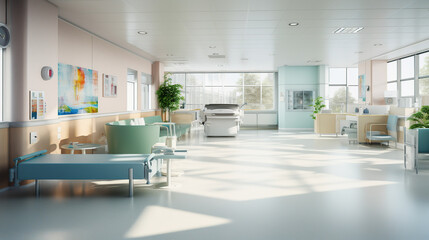 hospital interior medical background