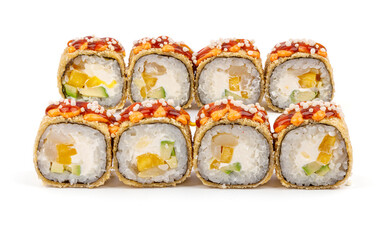 rolls on white background for food delivery website menu 5